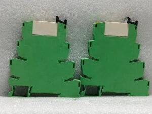 Lot of 2X Phoenix Contact PLC-BSC-24DC/21-21 Relay Base 2967015 24VDC – IMG20250416170624